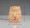 Lampka stołowa nocna z możliwością zawieszenia pleciona kolor naturalny tuba boho rustykalna industrialna minimalistyczna klasyczna JEAN R56221036 Rl 